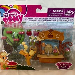 AppleJack and Sweet Apple Juice Stand My Little Pony Friendship is Magic Collect